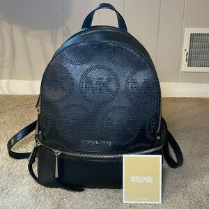Black Michael Kors Backpack